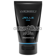 Анальний лубрикант з охолоджуючим ефектом Wicked Jelle Chill, 120 мл - Фото №1