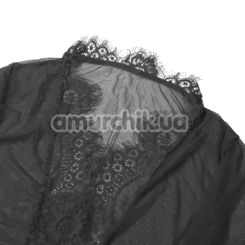 Пеньюар Star Night Sensual Lace Night Robe, черный