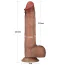 Фаллоимитатор Sliding Skin Pro 9, телесный - Фото №9