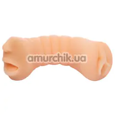 Мастурбатор XXX For Two Dual Side Masturbator, телесный - Фото №1