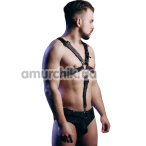 Боді-портупея чоловіче Candy Hero РТ4 Leather, чорне - Фото №1