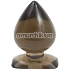 Анальна пробка Gum Drops Ace of Spades велика, сіра - Фото №1