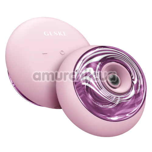 Ультразвуковий масажер для обличчя та тіла Geske Sonic Cool & Warm Face and Body Massager 9 in 1, світло-рожевий