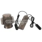 Вібронасадка на пеніс Masturbation Cock Sleeve With Vibration, сіра - Фото №1