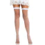 Панчохи Leg Avenue Bow Back Seam Thigh Highs, білі - Фото №2