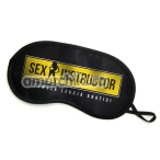 Маска на очі Boss Series Sex Instructor, чорна - Фото №1