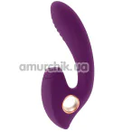 Вибратор с вакуумным стимулятором S Pleasures Premium Impulse, фиолетовый - Фото №1