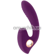 Вібратор з вакуумним стимулятором S Pleasures Premium Impulse, фіолетовий - Фото №1