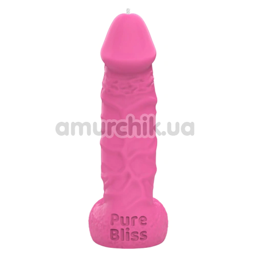 Свічка у вигляді пеніса Pure Bliss Big Sugar Pop - жуйка, рожева