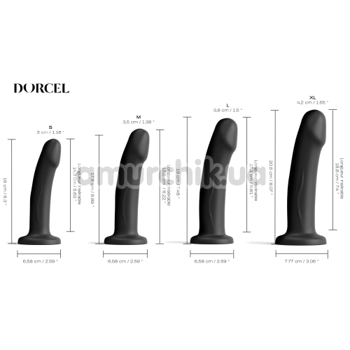 Фаллоимитатор Dorcel Real Pleasure S, фиолетовый