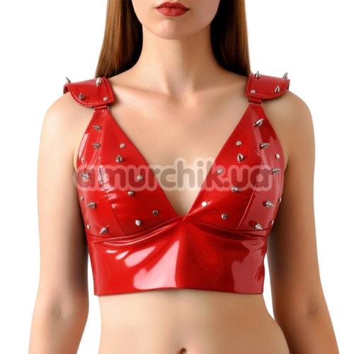 Топ виниловый Art of Sex Mistress Lacquered, красный - Фото №1