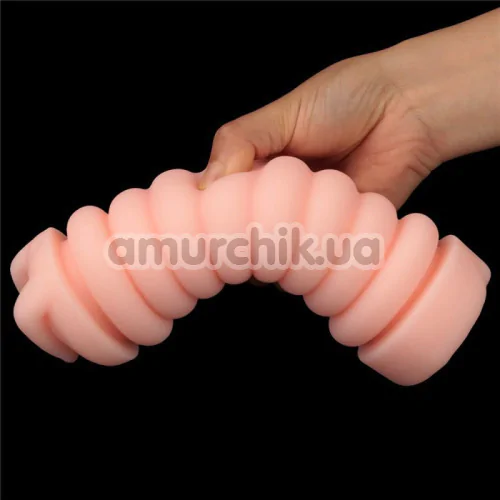 Мастурбатор Lovetoy Virgin-Skin Blowout Heavenly Vagina and Anus, телесный
