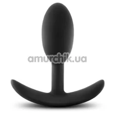 Анальна пробка Luxe Wearable Vibra Slim Plug Small, чорна - Фото №1