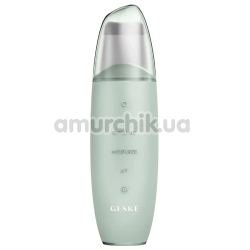 Микротоковый скрабер для кожи лица Geske MicroCurrent Skin Scrubber & Blackhead Remover 9 in 1, зеленый - Фото №1
