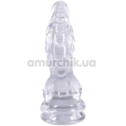 Фаллоимитатор Doc Johnson Crystal Jellies Invader 8.5, прозрачный