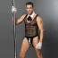 Костюм офіціанта JSY Sexy Lingerie 4982, чорний: труси + майка + краватка + рукавички - Фото №3