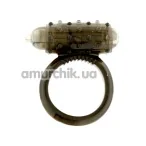 Виброкольцо Silicone Soft Cock Ring Vibro чёрное - Фото №1