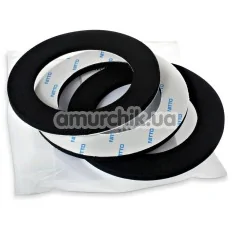 Набор колец для гидропомпы Bathmate Hercules Comfort Pad, чёрный - Фото №1