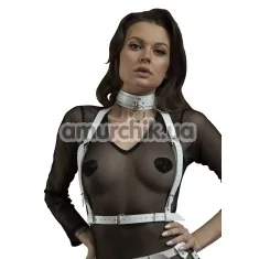 Портупея Feral Feelings Harness Top, біла - Фото №1