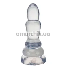 Анальная пробка Clear Stone Series Bishop Bliss - Фото №1