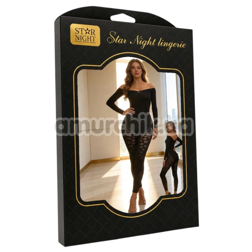Комбинезон Star Night Intimate Secret Bodystocking, черный