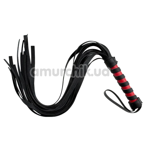 Флогер Star Night Striped Flogger, чорно-червоний