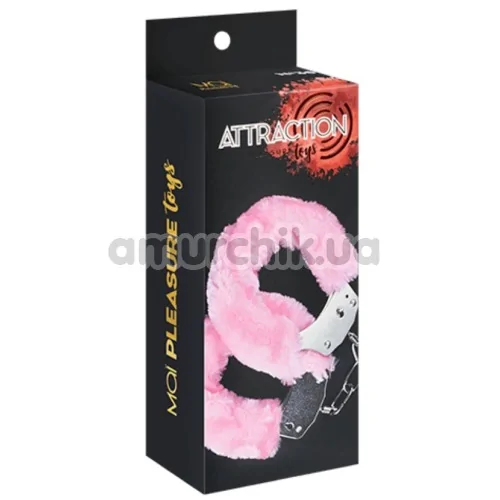 Наручники MAI No.38 Metal Furry HandCuffs, рожеві