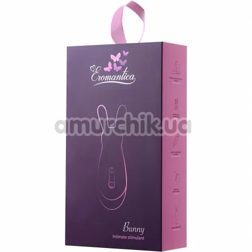 Кліторальний вібратор Eromantica Bunny, фіолетовий