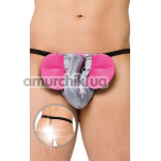 Труси-стрінги чоловічі Thong сірі слоник (модель 4445) - Фото №1