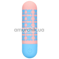 Кліторальний вібратор Shots S-Line Sweet Vibrating Pussy Bullets Bone To Be Wild, рожевий - Фото №1