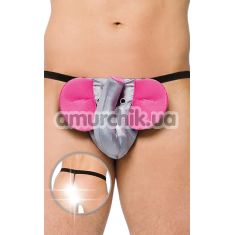 Труси-стрінги чоловічі Thong сірі слоник (модель 4445) - Фото №1