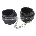 Фіксатори для ніг Behave! Luxury Fetish Surrender Ankle Restraints, чорні - Фото №1