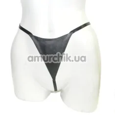 Трусики-стринги Thongs (модель LED5044), черные - Фото №1