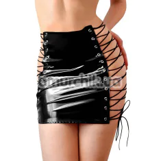 Спідниця вінілова Art of Sex Molly Lacquered, чорна - Фото №1