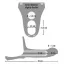 Полый страпон Vibrating Strap-on Silicone Sleeve, телесный - Фото №6