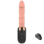 Вібратор з поштовхами і підігрівом Thrusting Dildo Sex Machine Vibrator Heating Function, тілесний - Фото №9