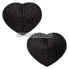 Прикраси для сосків Radiance Heart Pasties, чорні - Фото №1