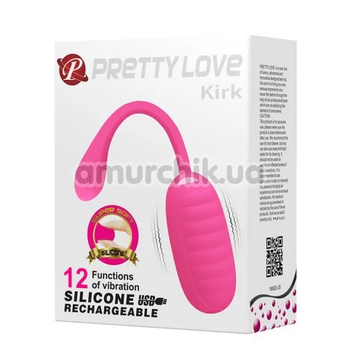 Віброяйце Pretty Love Kirk, рожеве