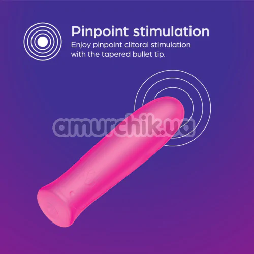 Кліторальний вібратор So Divine Vibrating Wonder Bullet, рожевий