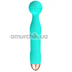Універсальний вібромасажер Mini Vibrator Cuties Green, бірюзовий - Фото №1