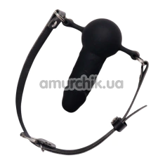 Кляп Art of Sex Phallus Leather, черный - Фото №1