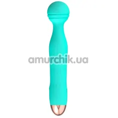 Универсальный вибромассажер Mini Vibrator Cuties Green, бирюзовый - Фото №1