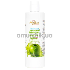 Массажный лубрикант MyLove Aroma Series Personal Lubricant 2in1 Green Apple - зеленое яблоко, 300 мл - Фото №1