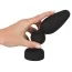 Анальна пробка Black Velvets Big Plug, чорна - Фото №3