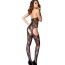 Комбинезон Music Legs Lace Catsuit Open Back Bodystocking, черный - Фото №2