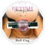 Кляп Diamond Ball Gag, рожевий - Фото №1