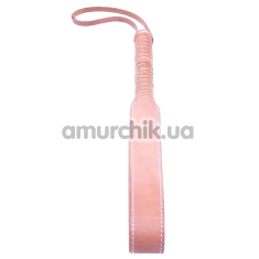 Шльопалка DS Fetish Spanking Belt Paddle, рожева - Фото №1