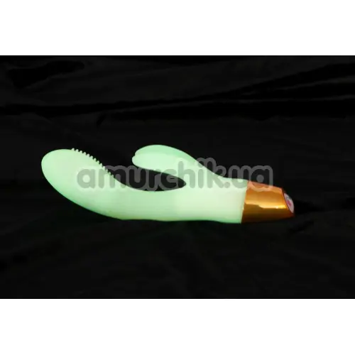 Вибратор Glow In The Dark Rabbit, светящийся в темноте