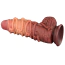 Фалоімітатор Dual-Layered Silicone Nature Cock LV411071, коричневий - Фото №9