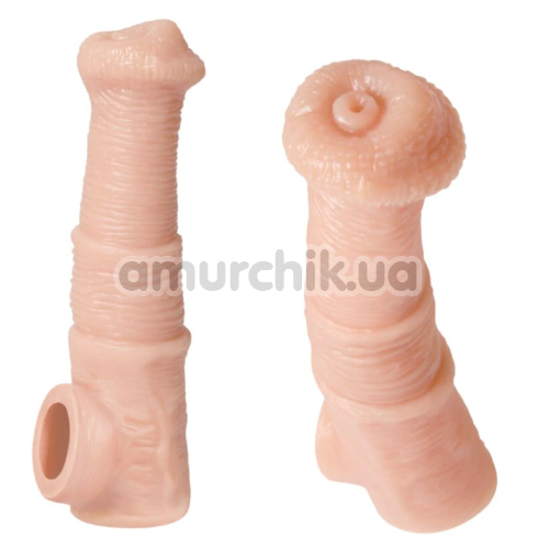 Насадка на пеніс Kokos Cock Sleeve CS 011-M, тілесна